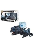 Funko Pop! Rides: GOT - Night King & Icy Viserion - Brilla en la Oscuridad - Game Of Thrones - Juego de Tronos - Figura de Vinilo Coleccionable - Idea de Regalo- Mercancia Oficial - TV Fans