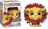 Figura Pop Disney The Lion King Simba Flocked Exclusive