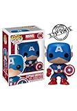 Funko - Pop! Bobble Colección Marvel - Figura Capitán América (2224)