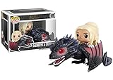 POP Funko Rides: Got - Drogon & Daenerys Targaryen - Game of Thrones - Juego de Tronos - Figura de Vinilo Coleccionable - Idea de Regalo- Mercancia Oficial - Juguetes para Niños y Adultos - TV Fans